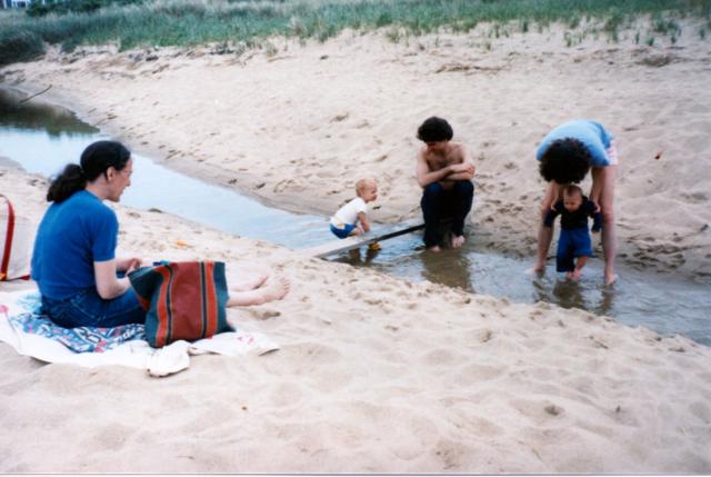 Uncle Mark, Chris, Doug Herringcove Beach